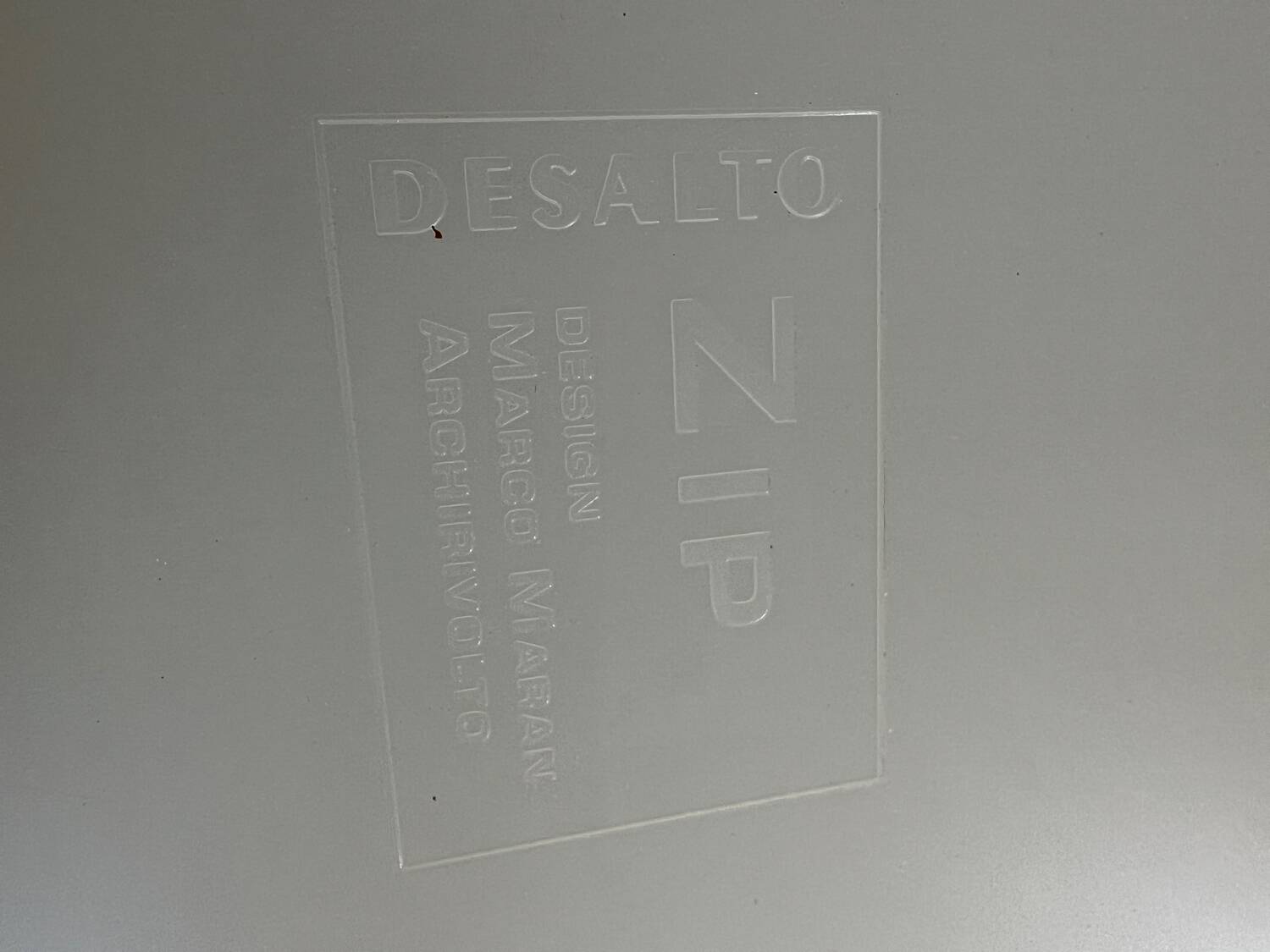 Lot 6 chaises modèle Zip design italien Marco Maran pour Desalto vintage chair