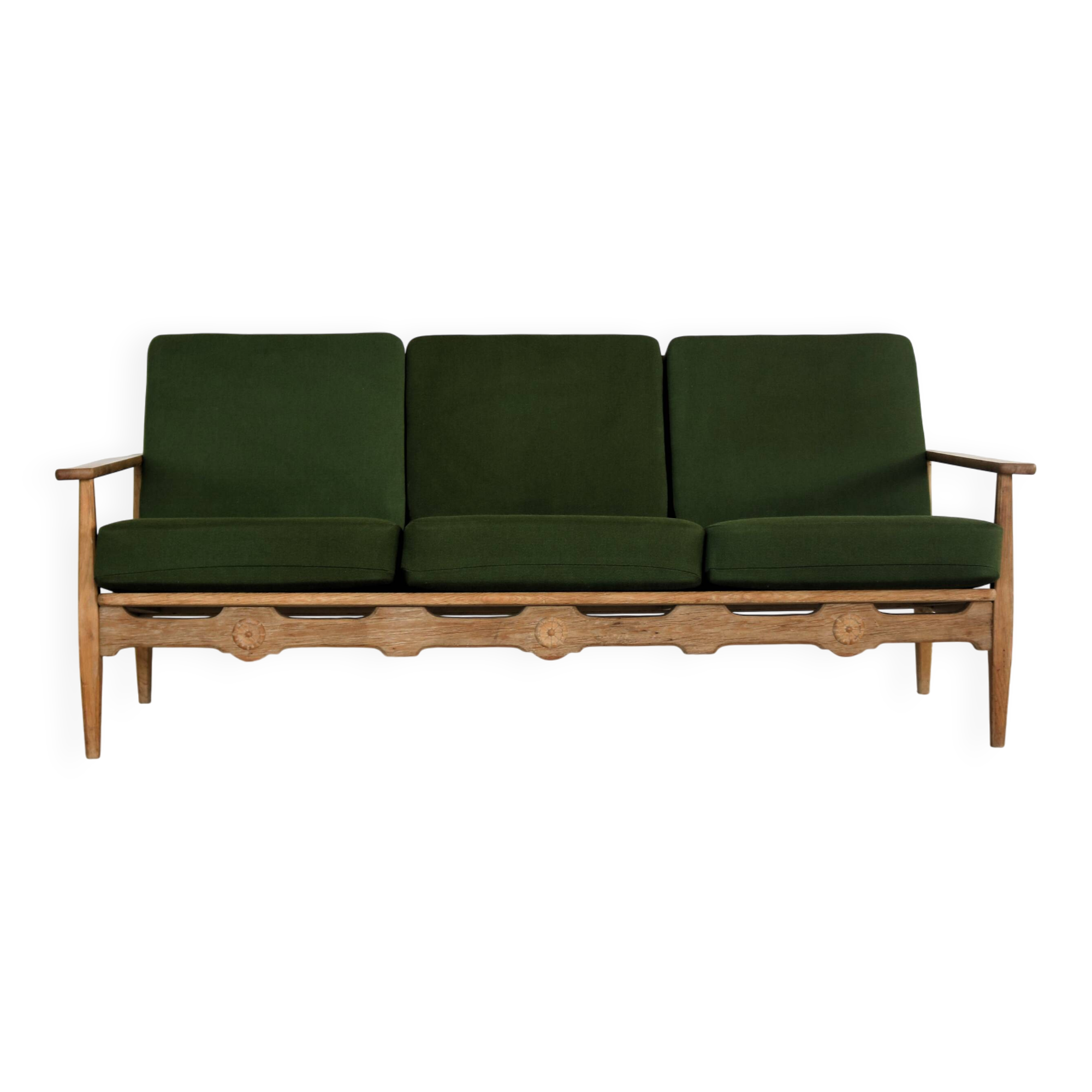 brutalist sofa | couch | 1960s | oak | Danish