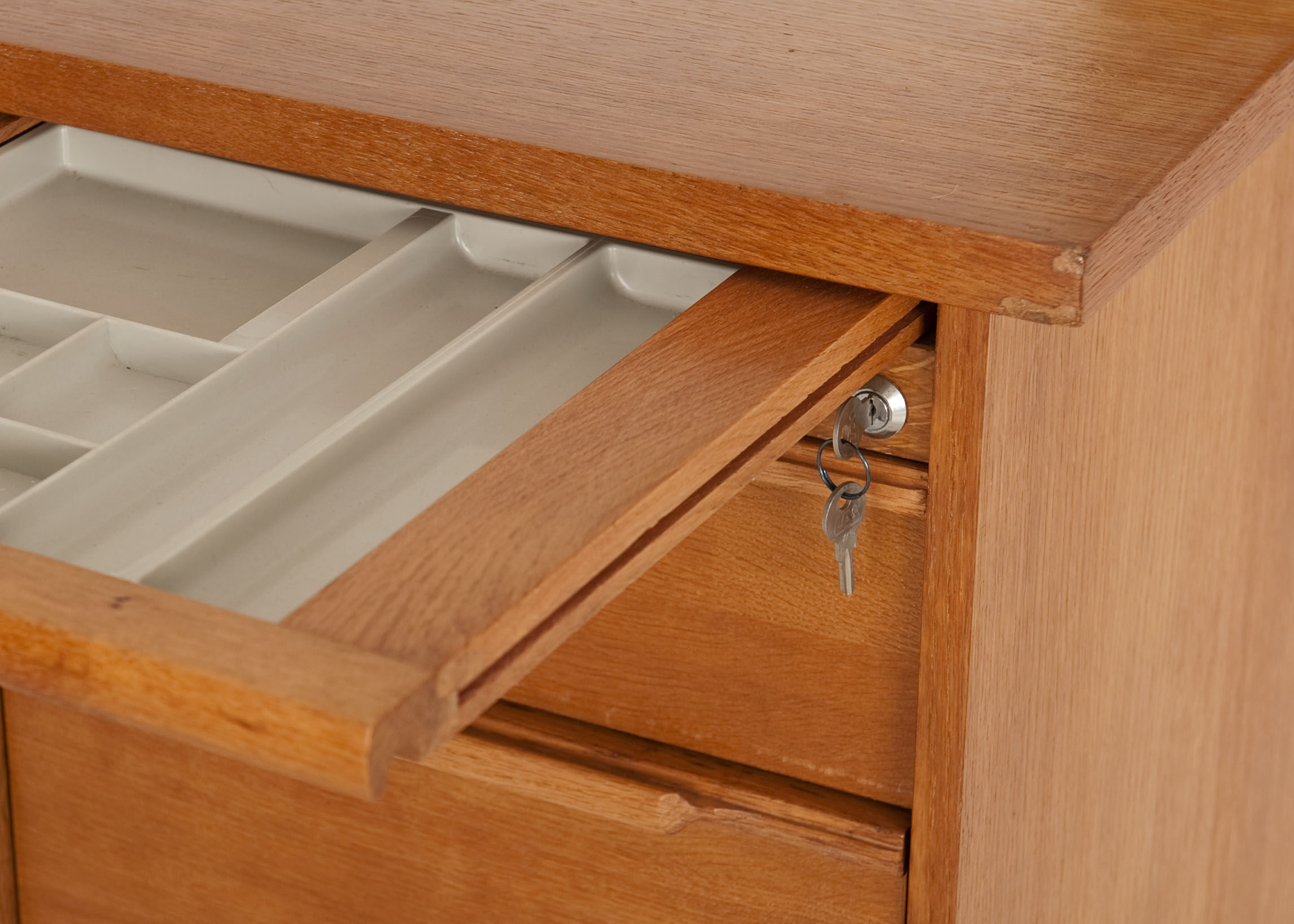 Vintage oak desk 1960