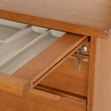 Vintage oak desk 1960