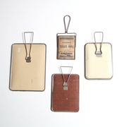 Set de 4 miroirs de barbier rectangulaires, années 50