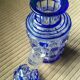 Baccarat crystal bottle model diamonds stoned blue
