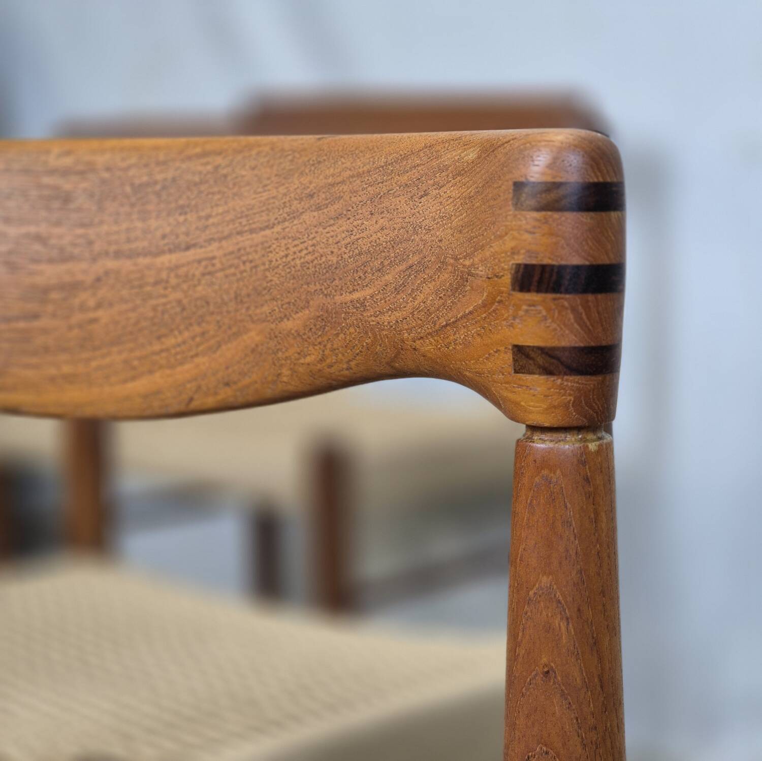 Price for 2 chairs! H.W. Klein, Bramin vintage Danish new papercord