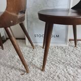 Set of 4 Scandinavian chairs from the 1960s.