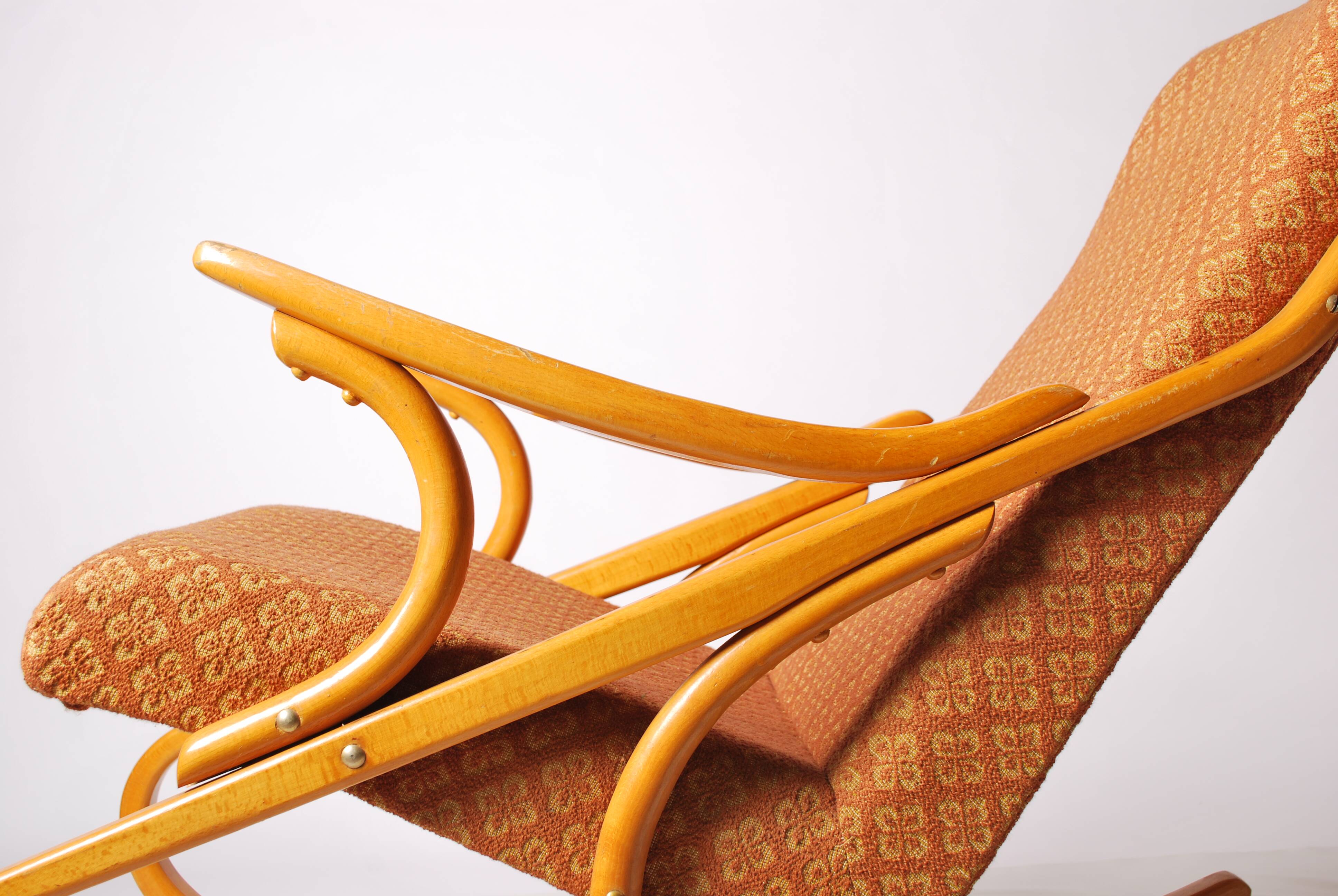 Bentwood rocking chair from Ton, 1960s, Czecoslovakia