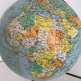 Vintage 1960 Girard Barrère terrestrial globe - 33cm