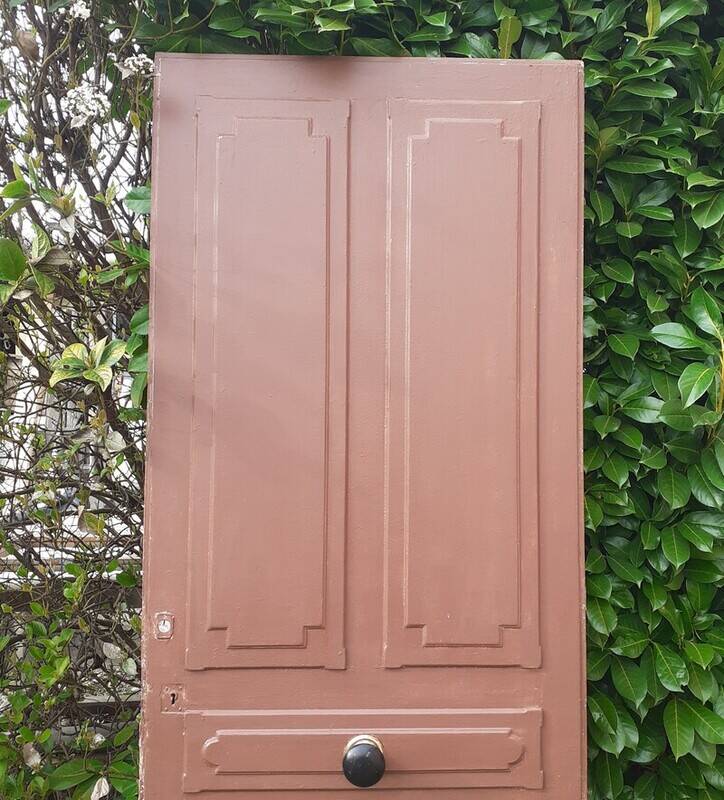 Old exterior entrance door solid H225xW86cm solid wood