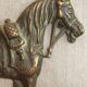 Keychain, towel rack, or wall-mounted cloth rack in the shape of a harnessed horse
