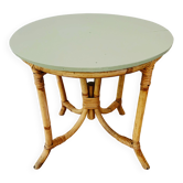 Table basse en rotin