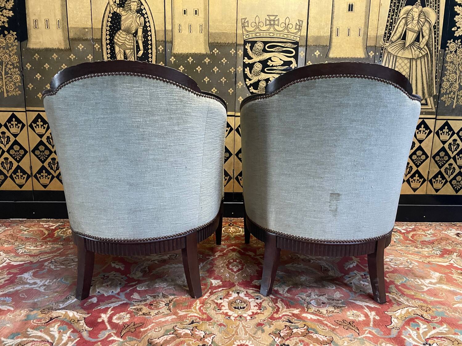 Salon époque Art Déco Canapé et Paire de fauteuils