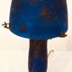 Vintage mushroom lamp in Klein blue marmorean glass paste