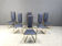 Vintage brass dining chairs set of 6 - 1970s