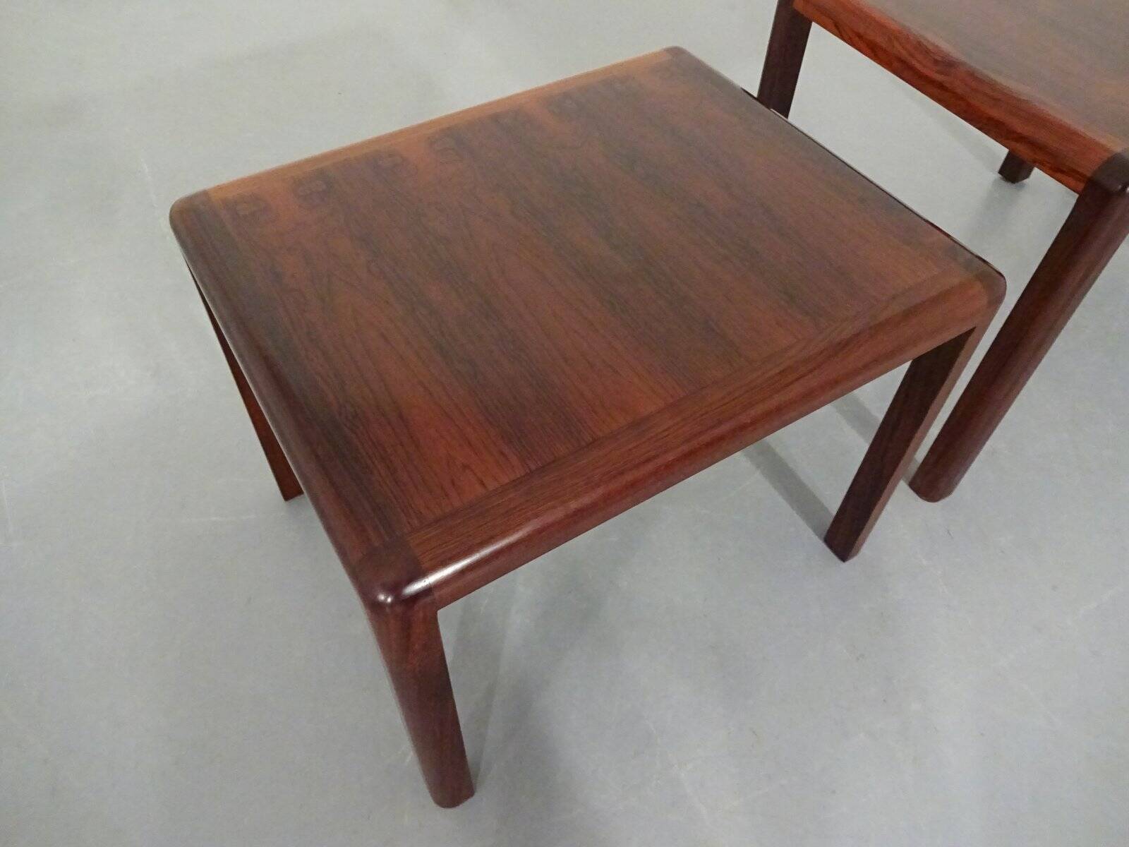 Danish Rosewood Nesting Tables, 1960s, Set of 3
