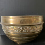 Art Deco brass pot cache