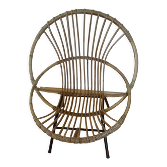 Rattan armchair