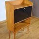Blond & feet compass 1960 mahogany Vintage Secretary
