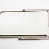 Double and beveled psyche mirror