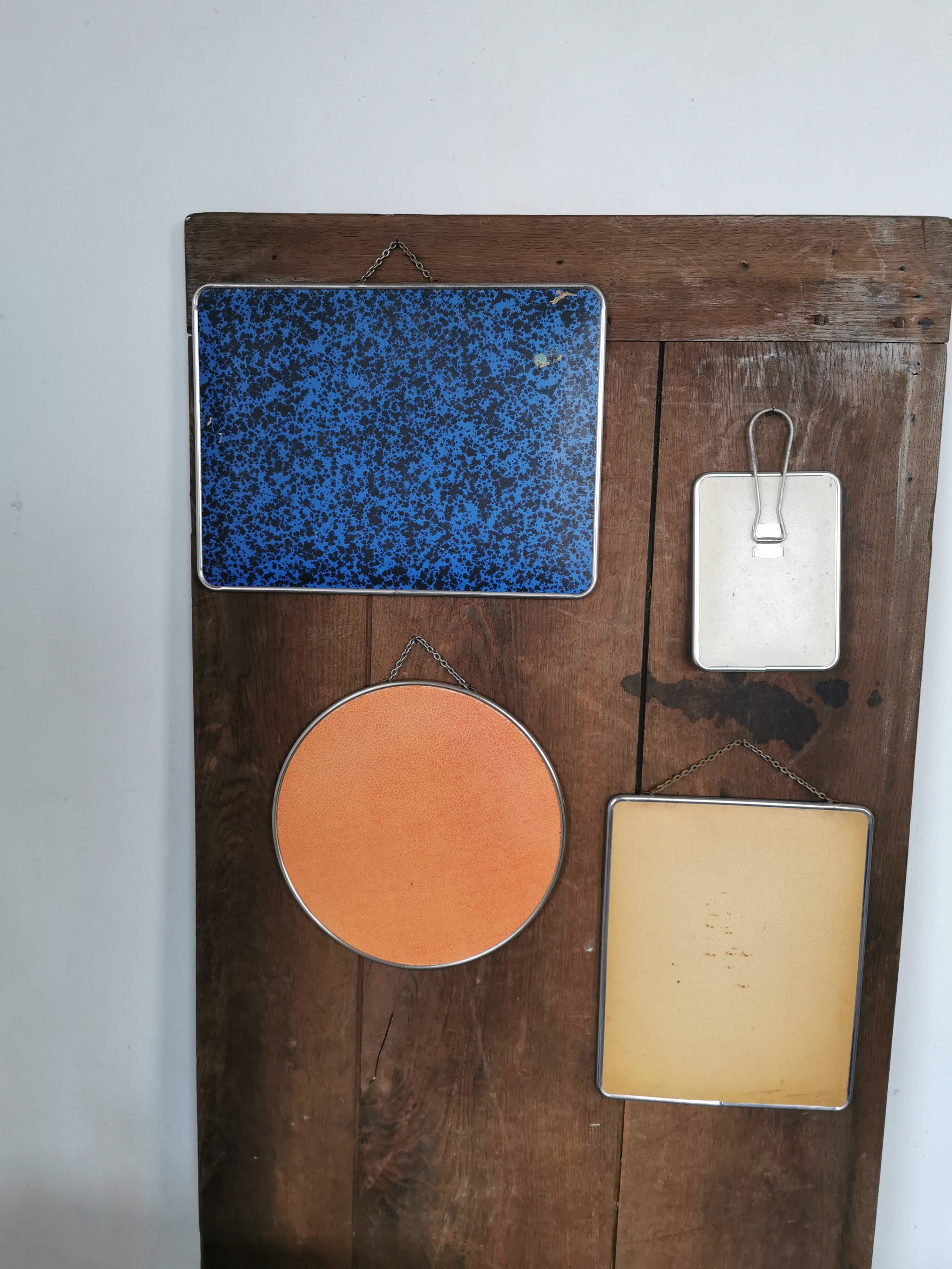 Set of 4 barber mirrors