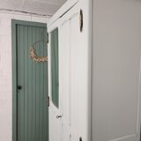 Parisian wardrobe with mirror