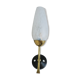 Wall lamp tulip glass and brass 50