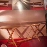 Table à manger Tl2 Cavalletto en frêne par Franco Albini pour Poggi, 1950