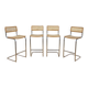 Chrome-Plated Bar Stools Typ Cesca, Italy, 1970s