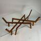 Mid-Century Modern Sculptural Wooden Coffee Table, Italy, 1950s
