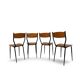 Chaises italiennes du milieu du siècle, années 1960.