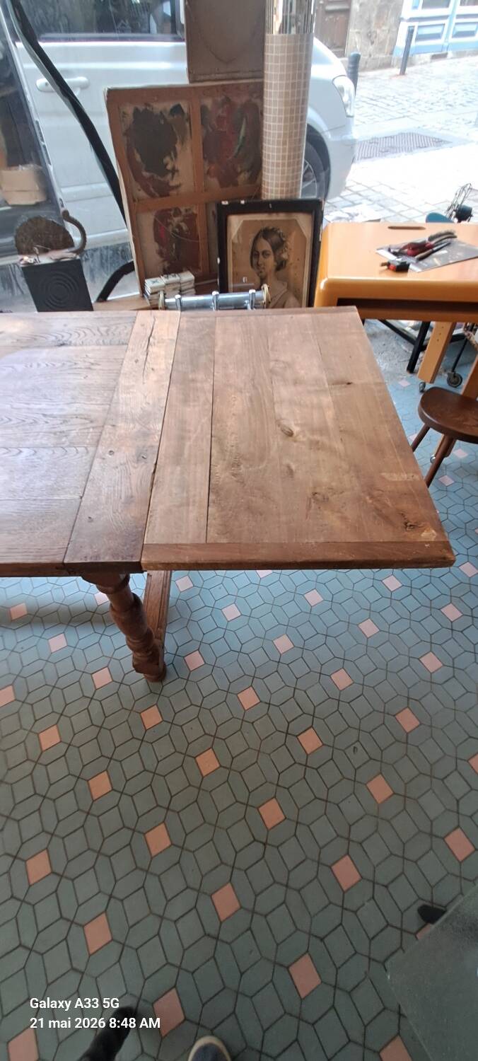 "rustic farmhouse table" oak