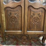 Library - Louis XV display case in walnut 1900