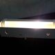 Vintage "roll" wall lamp