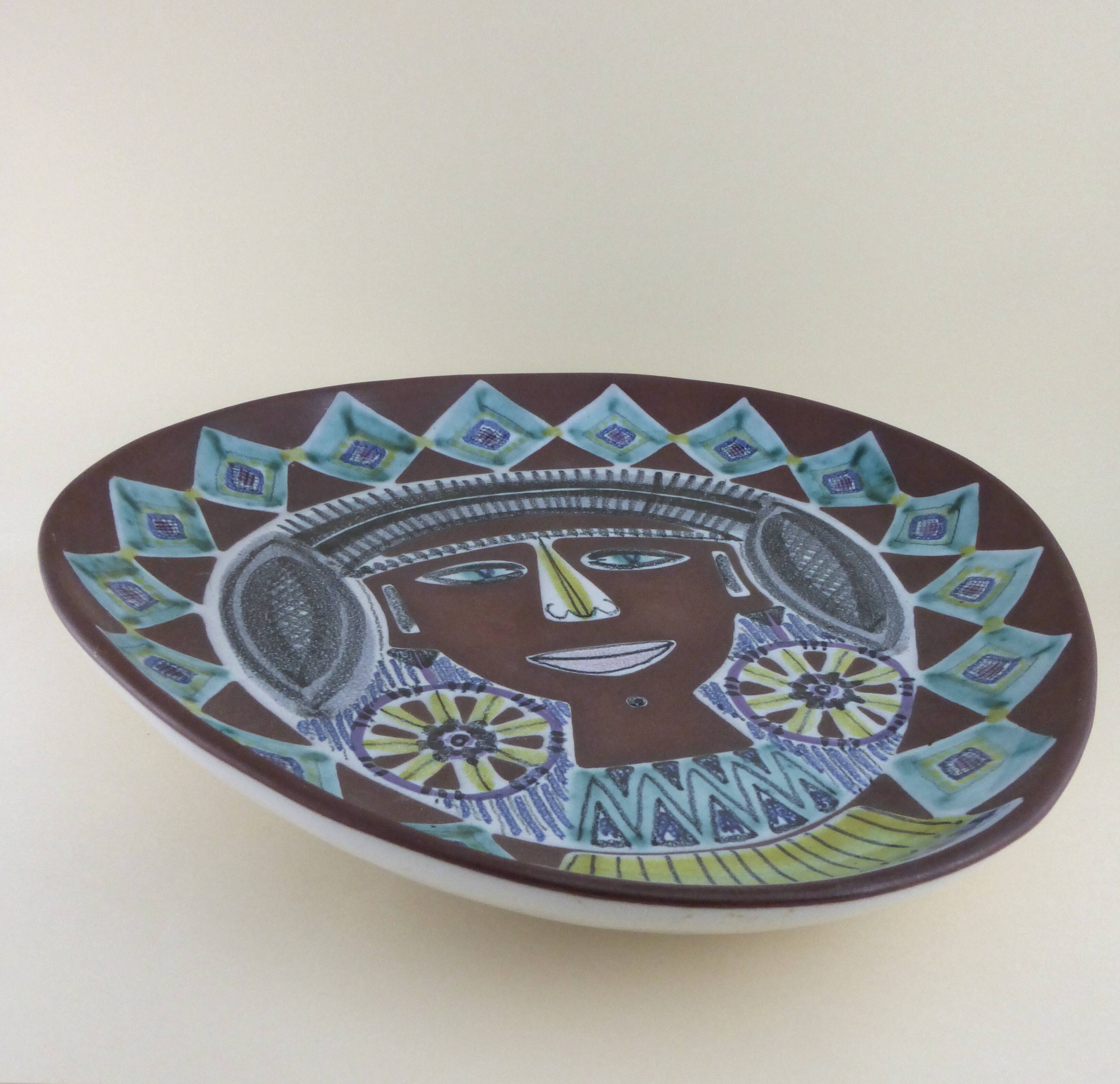 Flat decorative JANI (Jane Wahlstedt + Nils Larsson) SWEDEN 1950's