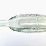 Old molded glass wine decanter