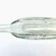 Old molded glass wine decanter
