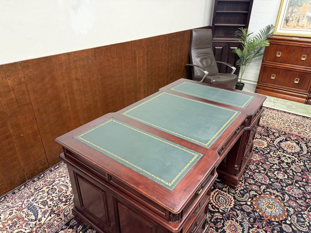Classic English Mahogany Desk