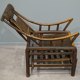 Original antique Chinese 19th century handcrafted bamboo lounge chair, ca 1860
