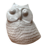 Danish mid-century ceramic owl sculpture by Søholm, 1960s.