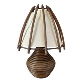 Lampe en rotin Louis Sognot