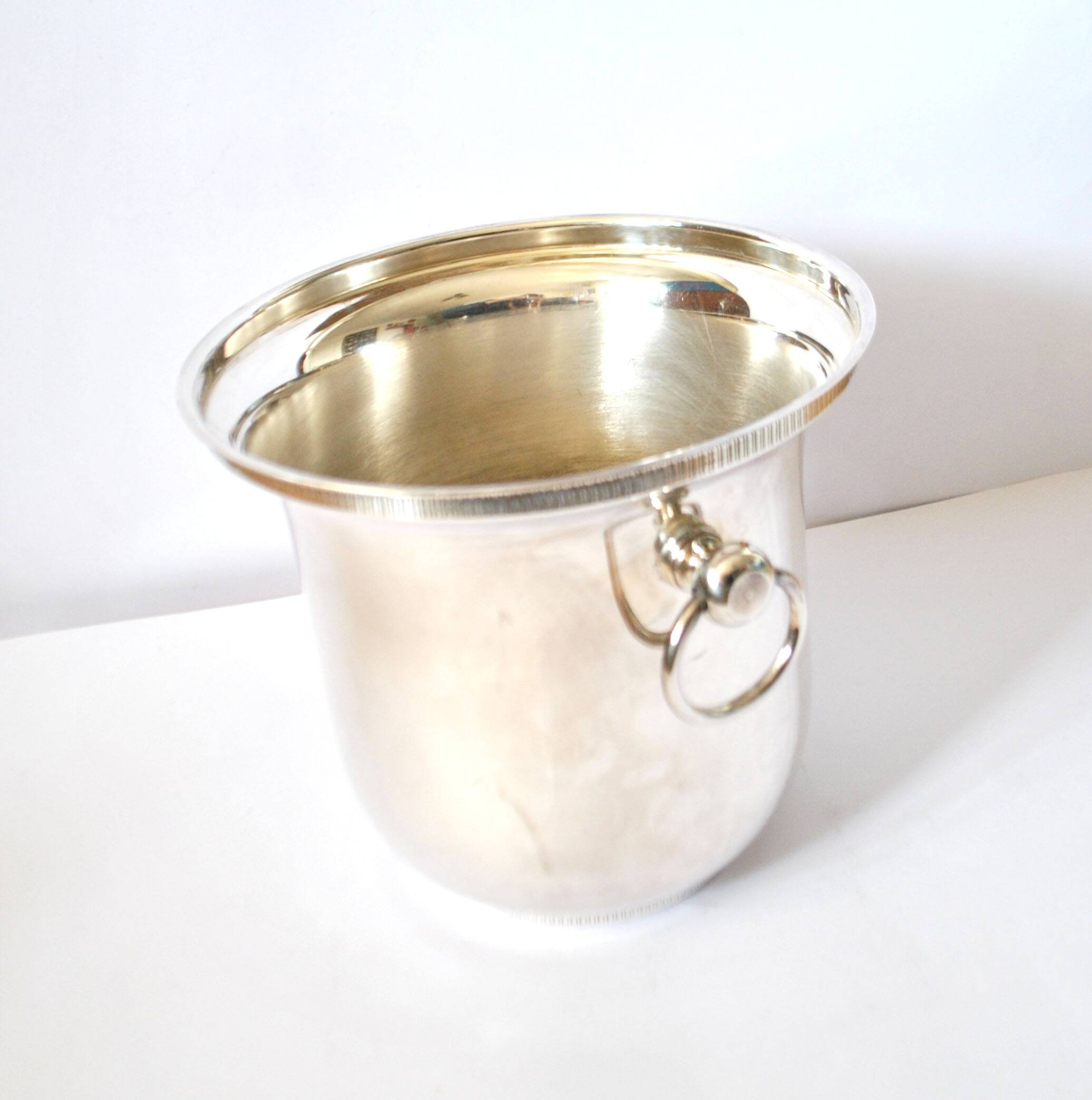 Vintage silver-plated champagne bucket Ice cooler Bar