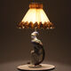 Porcelain Pheasant Table Lamp Germany 1950s