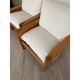 Paire de fauteuil en pin