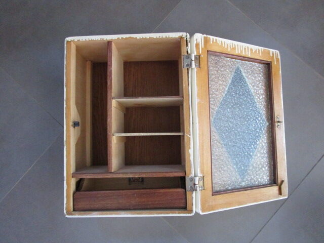 Vintage pharmacy cabinet, 50s