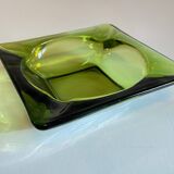 Cendrier, vide-poche en verre vintage