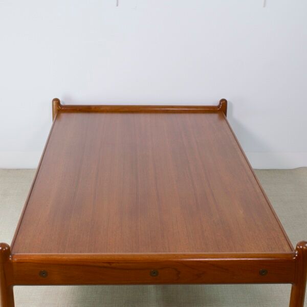 Scandinavian coffee table in vintage teak 1960