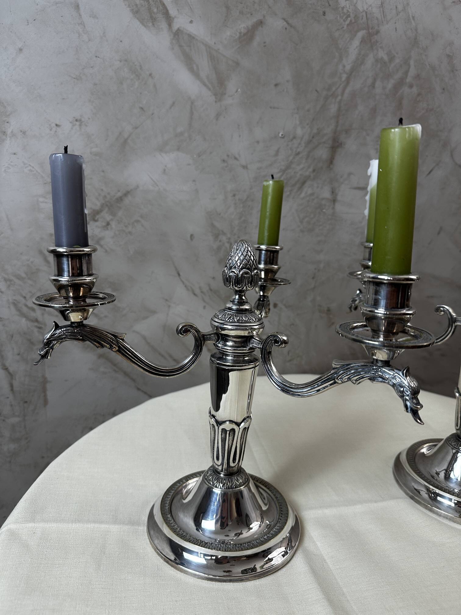 Paire de chandelier