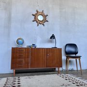 Vintage teak row from the 1960s