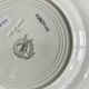 6 antique earthenware dessert plates, ironstone, Moulin des Loups Aubépine