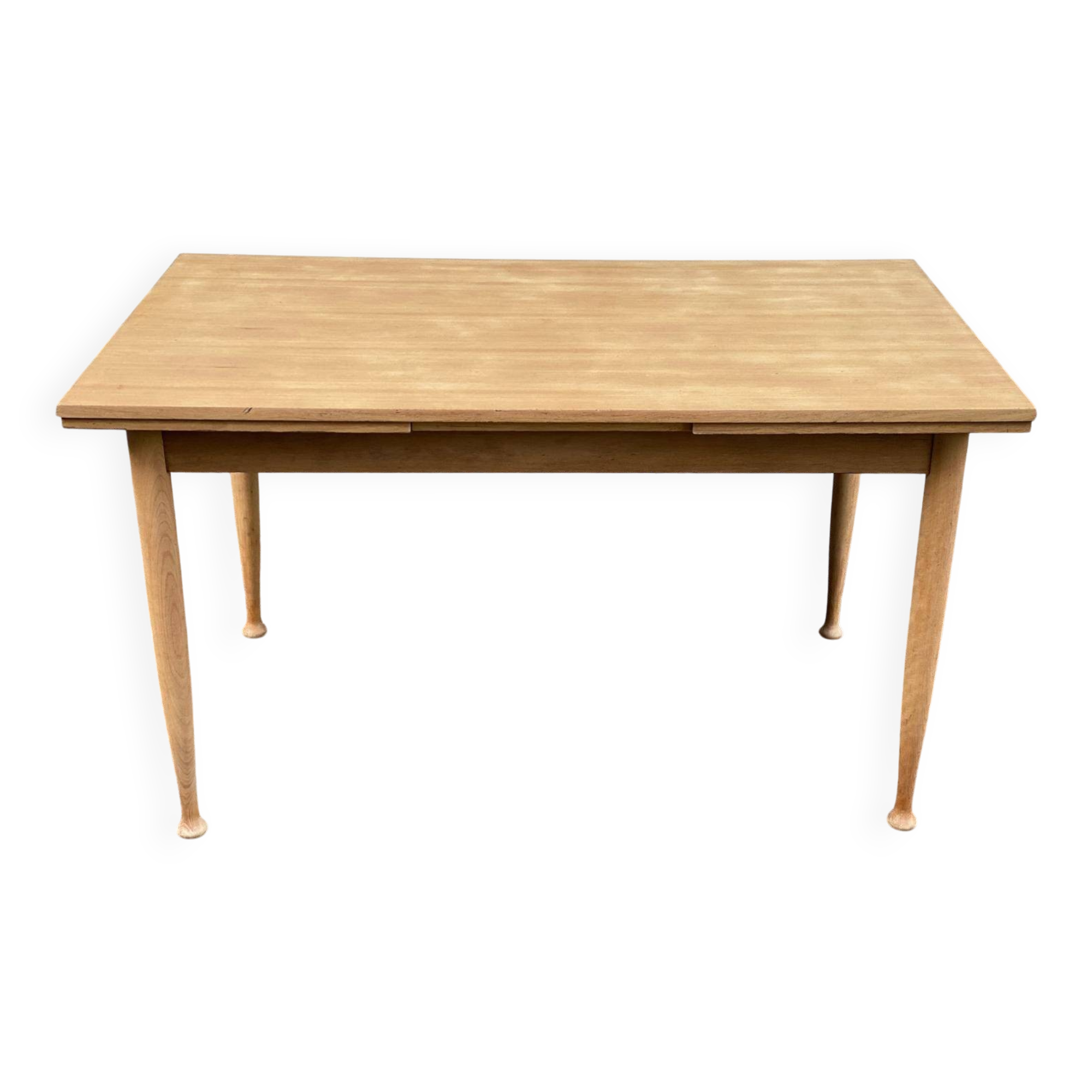 Table à manger scandinave extensible en bois 235cm 1960