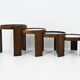 Nest tables model 780, by Gianfranco Frattini for Cassina, 1960s