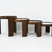 Tables gigognes modèle 780, de Gianfranco Frattini pour Cassina, 1960s
